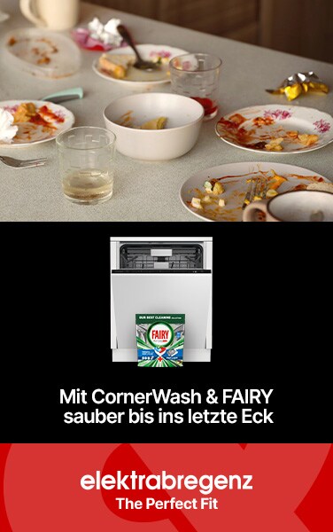 Mit CornerWash & Fairy